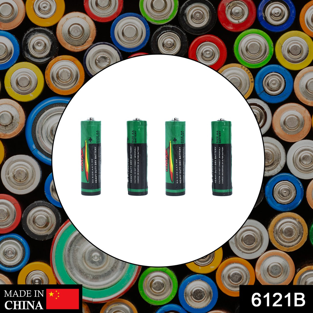 6121B AA Performance Alkaline Non-Rechargeable Batteries DeoDap 6121B AA Performance Alkaline Non-Rechargeable Batteries DeoDap